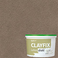 Декоративна глиняна фарба дрібнозерниста CLAYFIX 2.0 натурально-коричневий, 10 кг