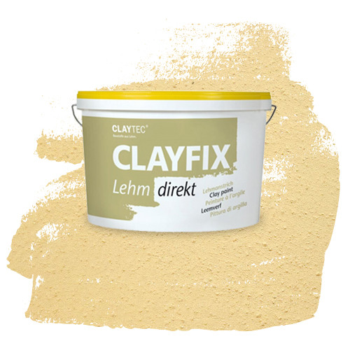 Декоративна глиняна фарба- штукатурка CLAYFIX 4.2 золотиста вохра, 10 кг