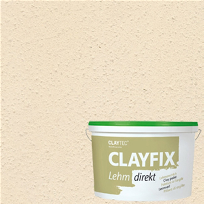 Декоративна глиняна фарба дрібнозерниста CLAYFIX 4.3 золотиста вохра, 10 кг