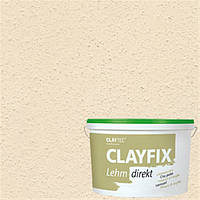 Декоративная глиняная краска мелкозернистая CLAYFIX 4.3 золотистая охра, 10 кг