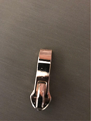 Бігунок #7 золото) на нейлонова змійка