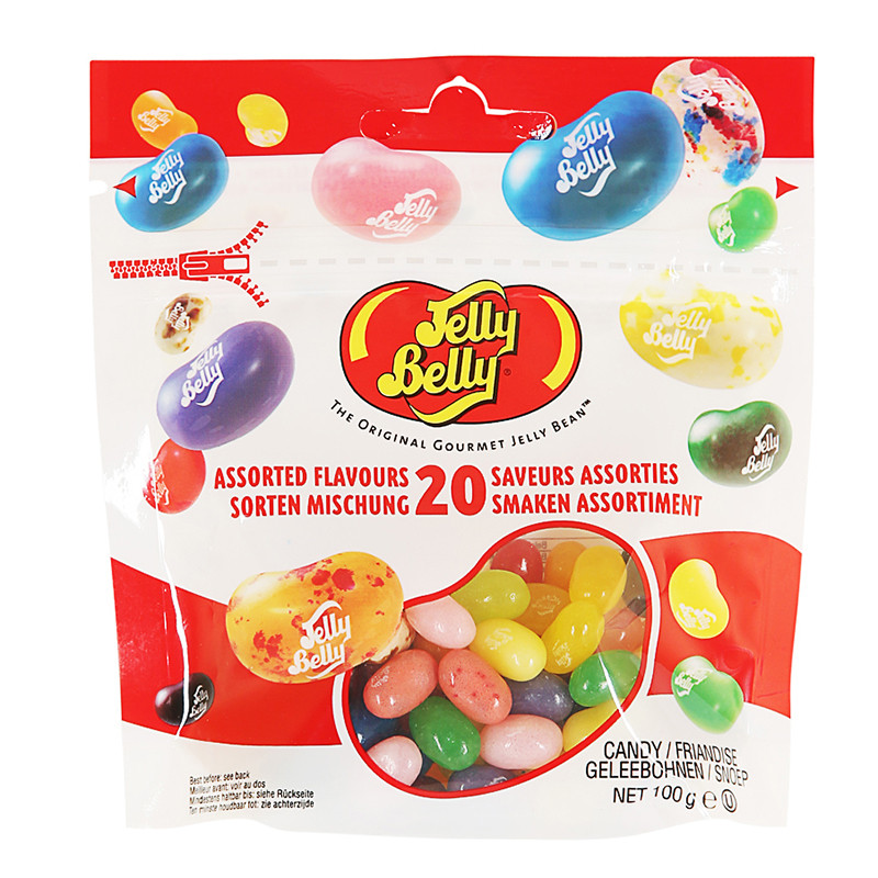Цукерки Jelly Belly «Асорті 20 смаків» (100 г)