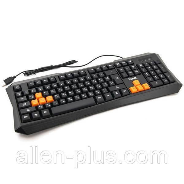 Ігрова клавіатура HAVIT HV-KB313L, USB Black