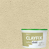 Декоративная глиняная краска мелкозернистая CLAYFIX 1.2 нефритовый, 10 кг