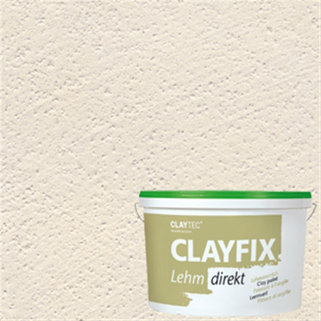 Декоративная глиняная краска мелкозернистая CLAYFIX 3.1  серый, 10 кг