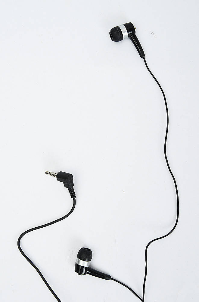 

Наушники проводные черные 2.5mm 136396M, Черный