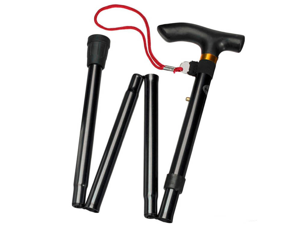 

Треккинговая трость складная Lightweght Черный