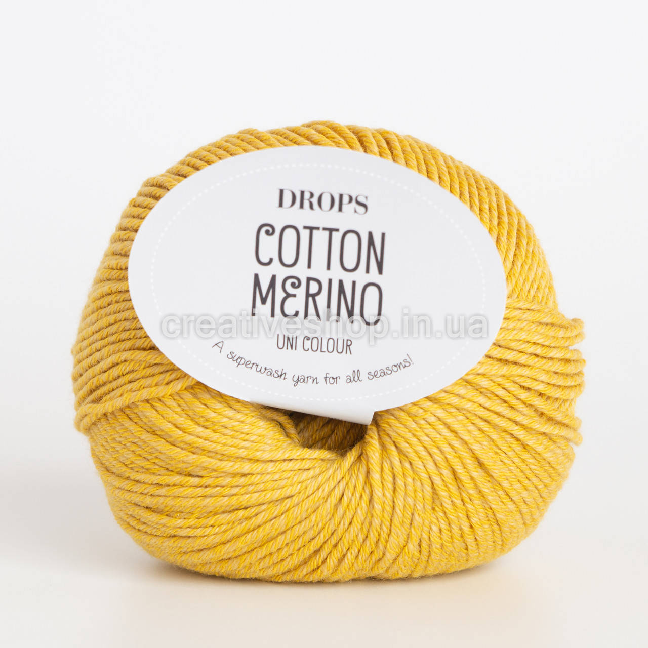 

Пряжа DROPS Cotton Merino (цвет 15 mustard)