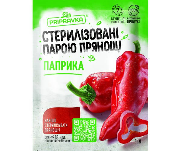 

Паприка мелена 15 г "Приправка"