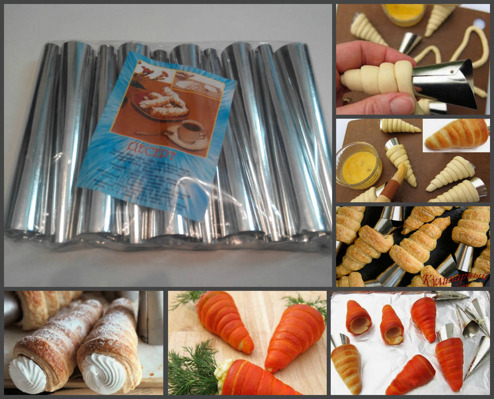 

Набор форм для выпечки трубочек, 10 шт