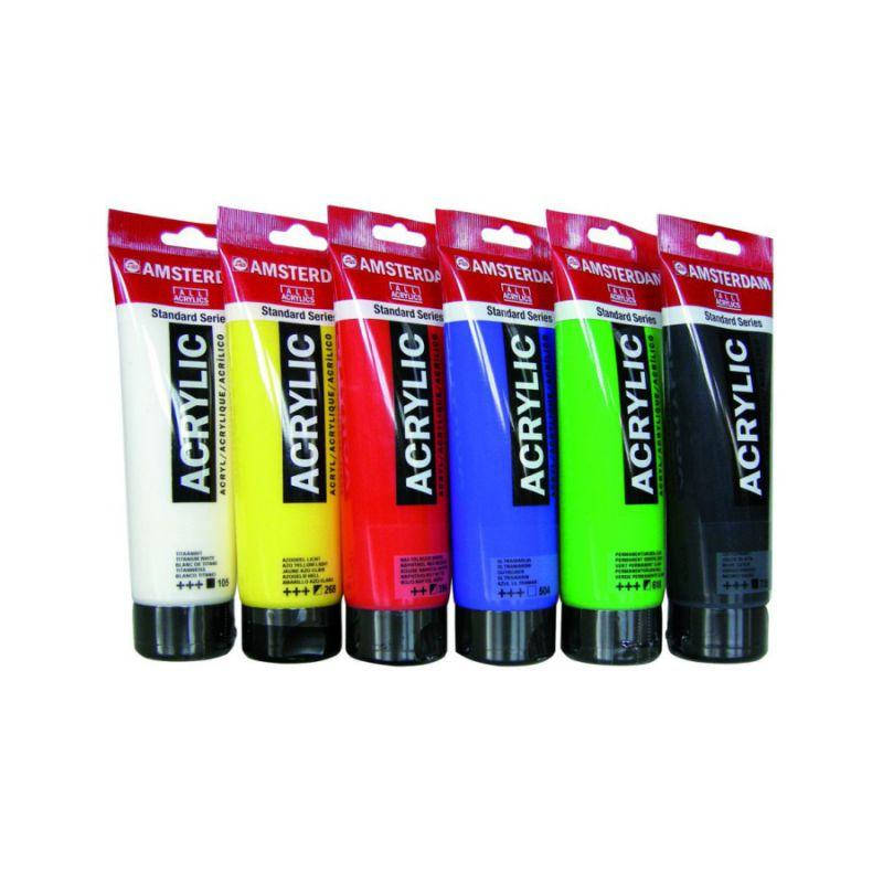 

Краска акриловая AMSTERDAM, (105) Белила титановые, 120 мл, Royal Talens