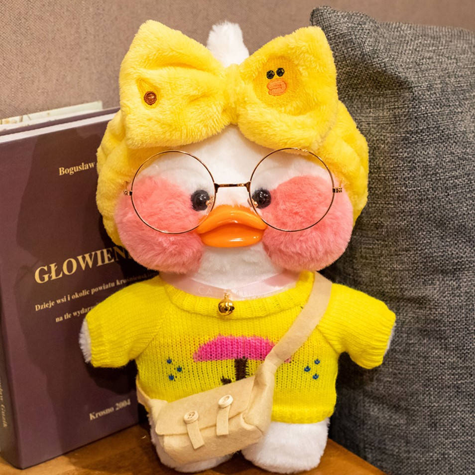 

Мягкая игрушка утка Lalafanfan duck Лалафанфан Желтый