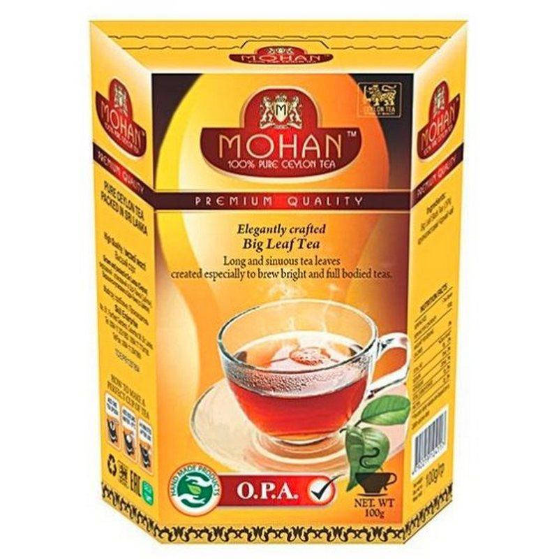 

Черный чай крупнолистовой OPA Mohan 100 гр