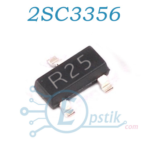 2SC3356, (R25), транзистор біполярний, NPN 12В 0.1 А, SOT23