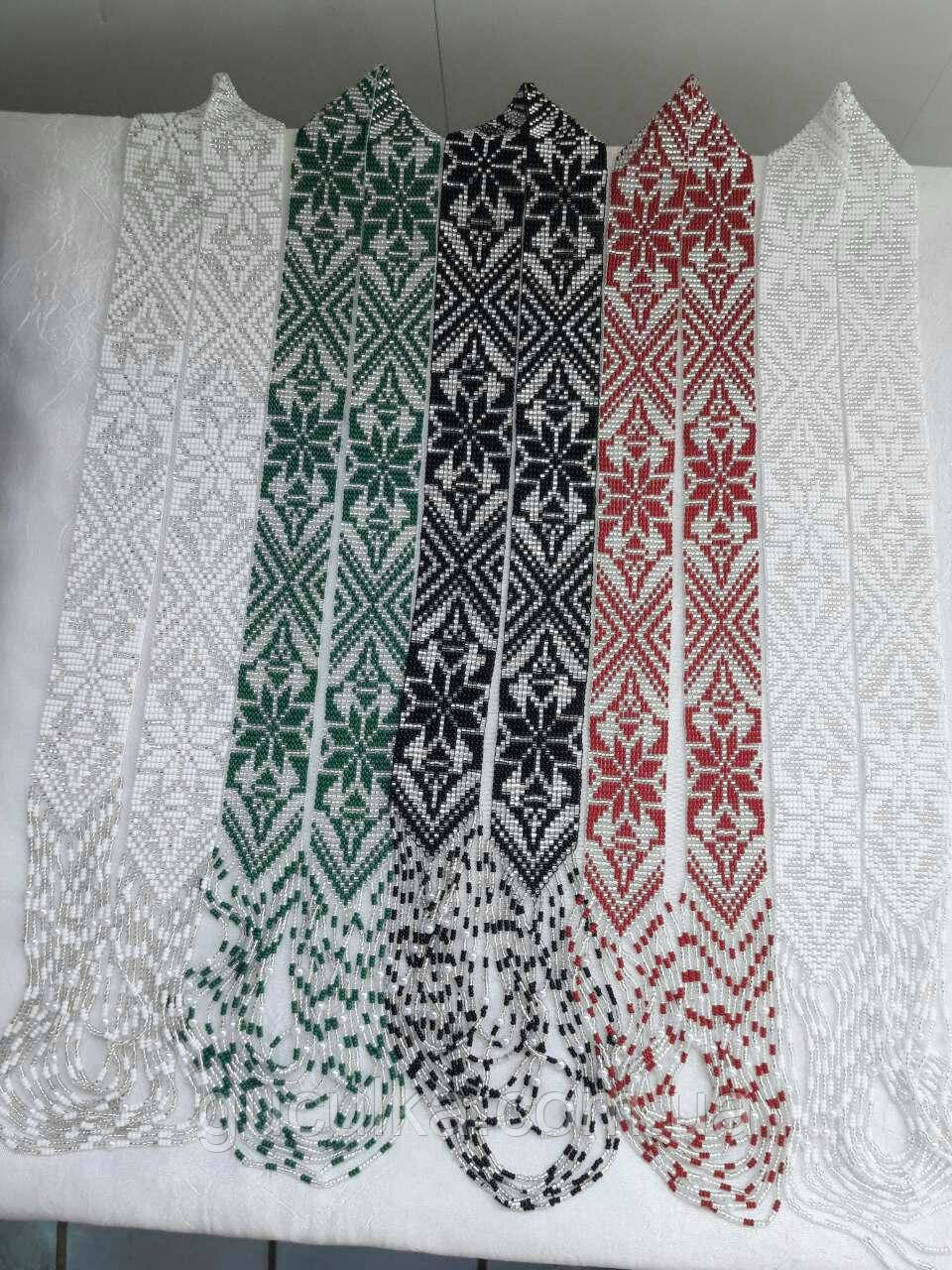 Гердани в асортименті ручної роботи з круглого бісеру, фото 1