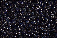 Бисер 60100 (10126) Preсiosa (Чехия) темно-синий прозрачный 25г