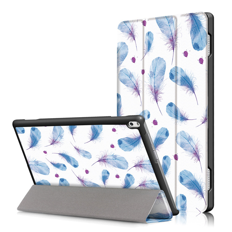 Чехол Lenovo Tab 4 10 Plus TB-X704F X704L Ultra Slim Blue Feathers