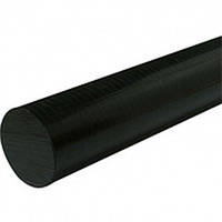 Ебоніт стрижневий, діаметр 20,0 мм, довжина відрізка 600 мм ТУ 6-05-988-93