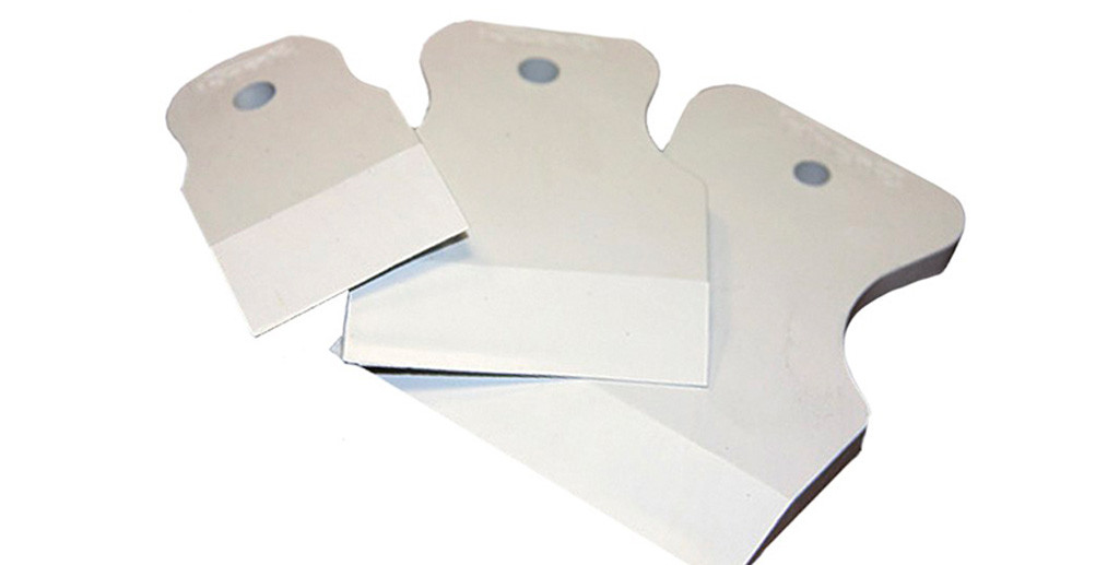 Набір шпателів гумових, білий.3 шт, 35, 55, 70 мм Україна, фото 1