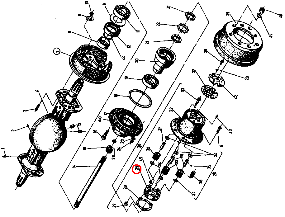 Несний елемент 6199 01.02.02 282644 Балканкар ДВ1792