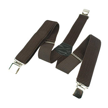 Чоловічі підтяжки в коричневому кольорі Top Gal 40-Y dark chocolate