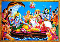 Постер "Индийские боги" Вишну Jothi 550