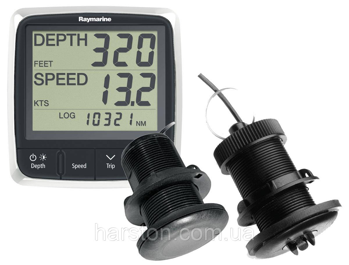 Індикатор Raymarine i50 TRIDATA з датчиком швидкість/глибина/температура