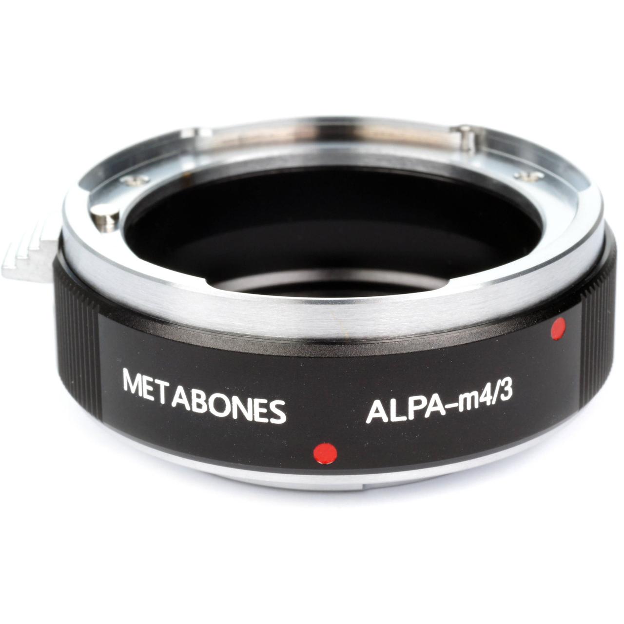 Metabones Alpa Lens to Micro Four Thirds Lens Mount Adapter (Black) (MB_ALPA-M43-BM1)