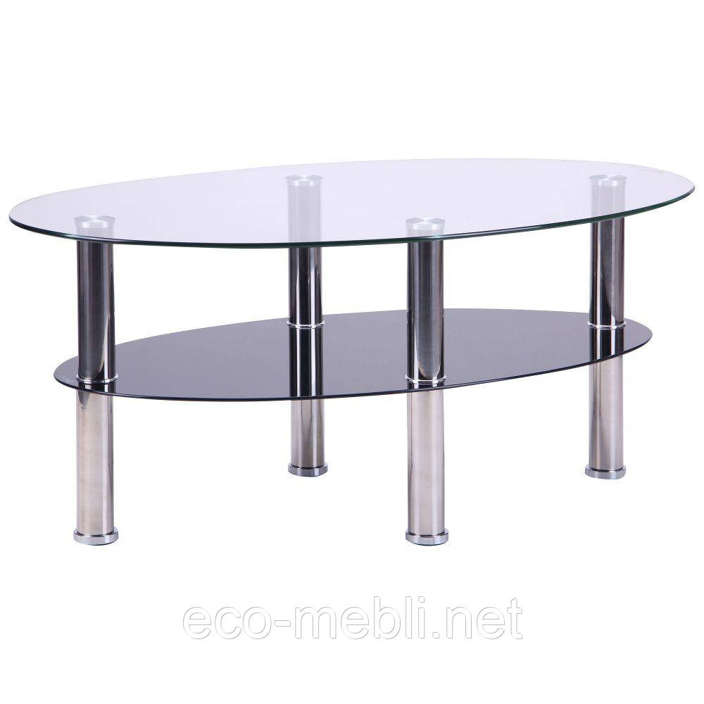Стіл журнальний скляний CT401, фото 1