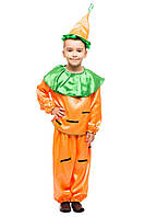 Карнавальный новогодний костюм для мальчика Морковка