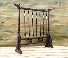 Підставка під пензлі середнє рожеве дерево