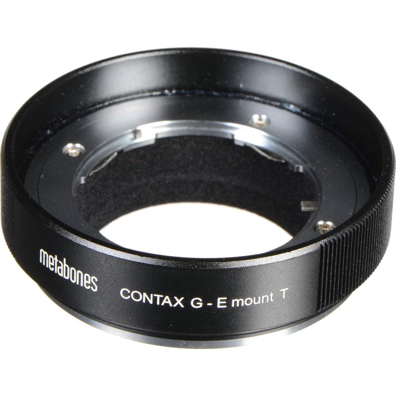 Metabones Contax G Lens to Sony E-Mount Camera T Adapter (Black) (MB_CG-E-BT1)