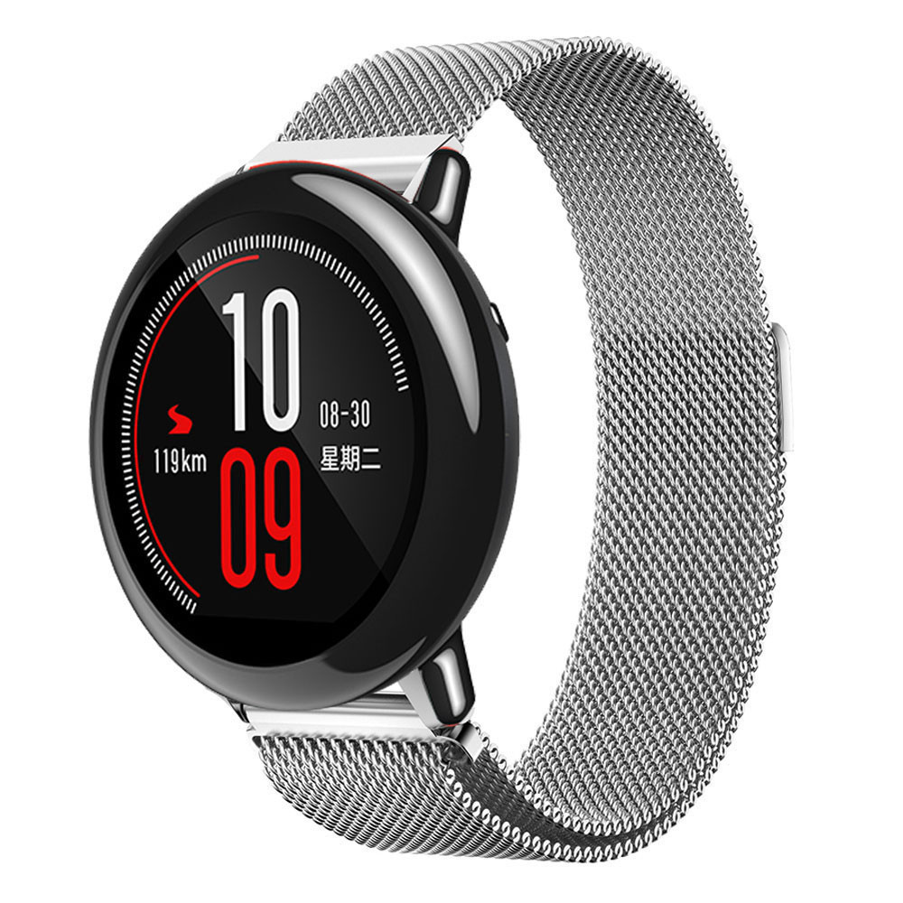 Міланський сітчастий ремінець Primo для годин Xiaomi Huami Amazfit Sport SmartWatch - Silver