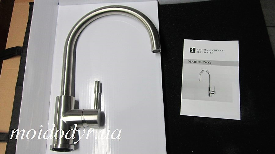 Змішувач для кухні Blue Water Marco inox