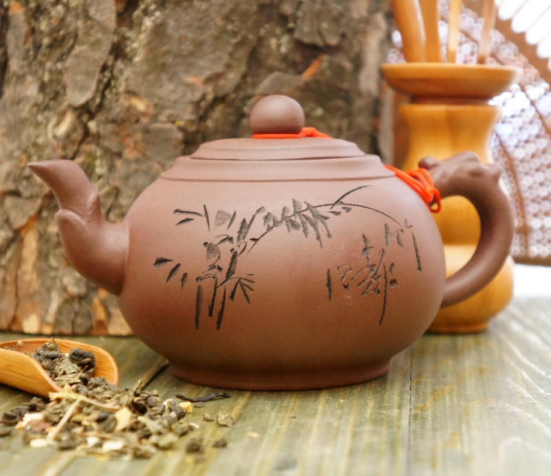 Глиняний Чайник Ісін 16*10*8,5 см. 200мл.