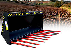 Вила для гною 7 зубів