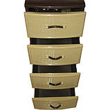 Комод пластиковий 4 яруси Дешевий, фото 5