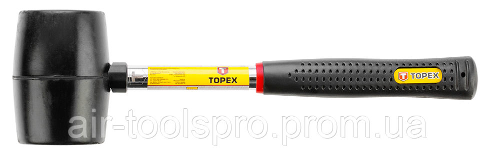 Киянка гумова, ручка металева, TOPEX