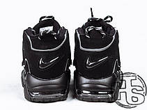 Чоловічі кросівки Nike Air More Uptempo Black/Gray 414962-004, фото 5