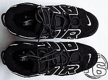 Чоловічі кросівки Nike Air More Uptempo Black/White 414962-002, фото 6
