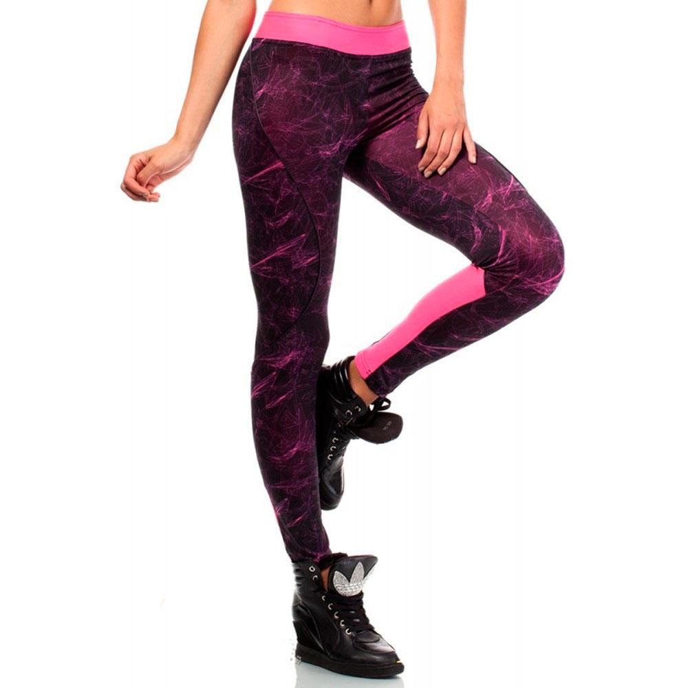 Лосини для фітнесу Paulo Connerti T2382 рожевий (t-238-col2) — XL, фото 1