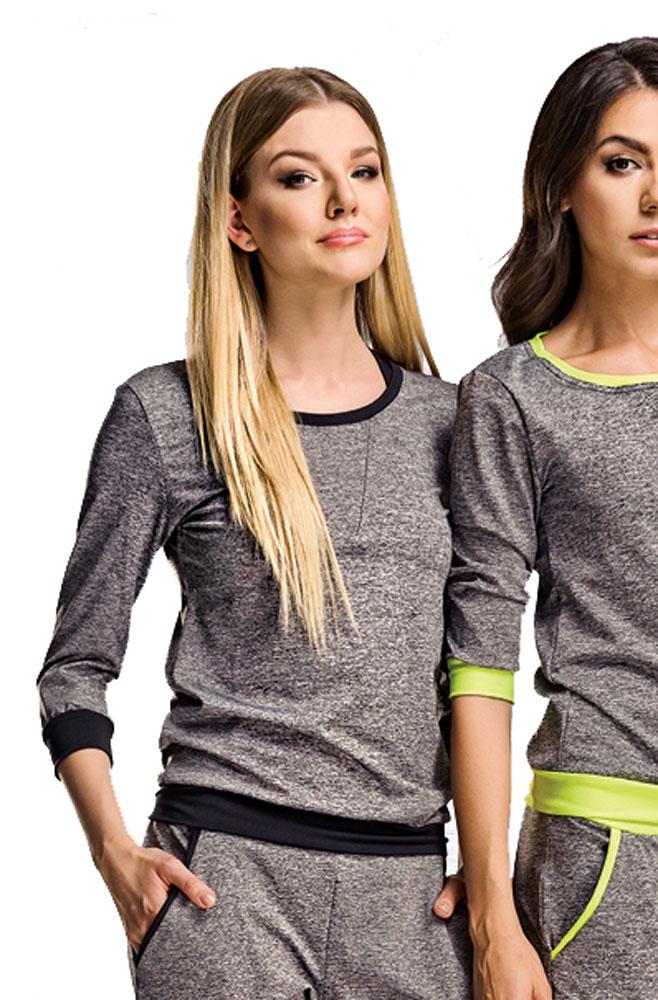 Лонгслів Paulo Connerti сірий/чорний (B-650-grey-black) — XL, фото 1