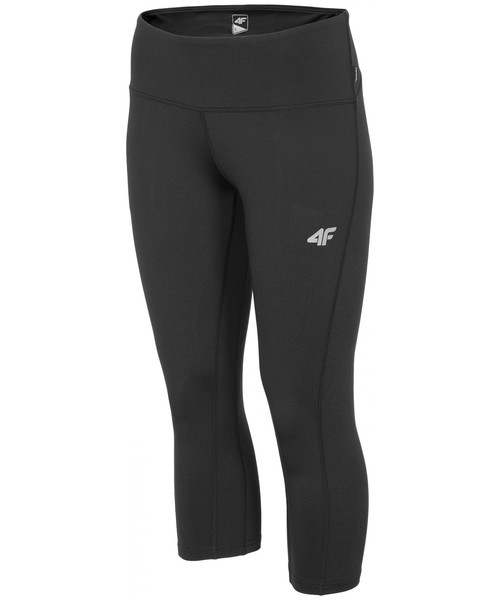 Лосини 3/4 4F жіночі, чорні (H4Z17-SPDF001-60) — S, фото 1