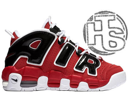 Чоловічі кросівки Nike Air More Uptempo Red/Black 415082-600, фото 1