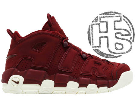 Чоловічі кросівки Nike Air More Uptempo Bordeaux 921949-600, фото 1