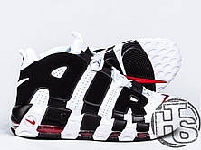 Чоловічі кросівки Nike Air More Uptempo White/Black/Varsity Red 414962-105, фото 3