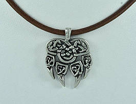 Друк Велеса вовча лапа прорізна Кулон амулет