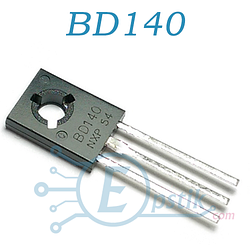 BD140 транзистор біполярний PNP TO126