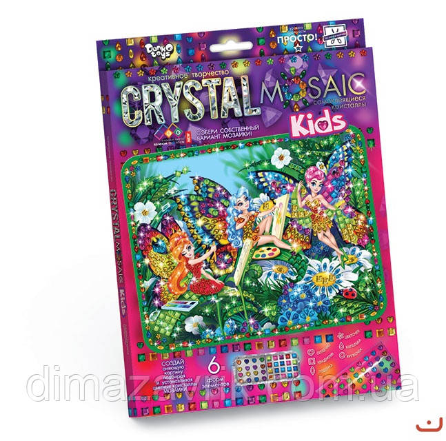 Набір для творчості "CRYSTAL MOSAIC KIDS" "Майка з кристалів"