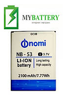 Оригинальный аккумулятор АКБ батарея Nomi NB-53 для Nomi i502 2100mAh 3.7V